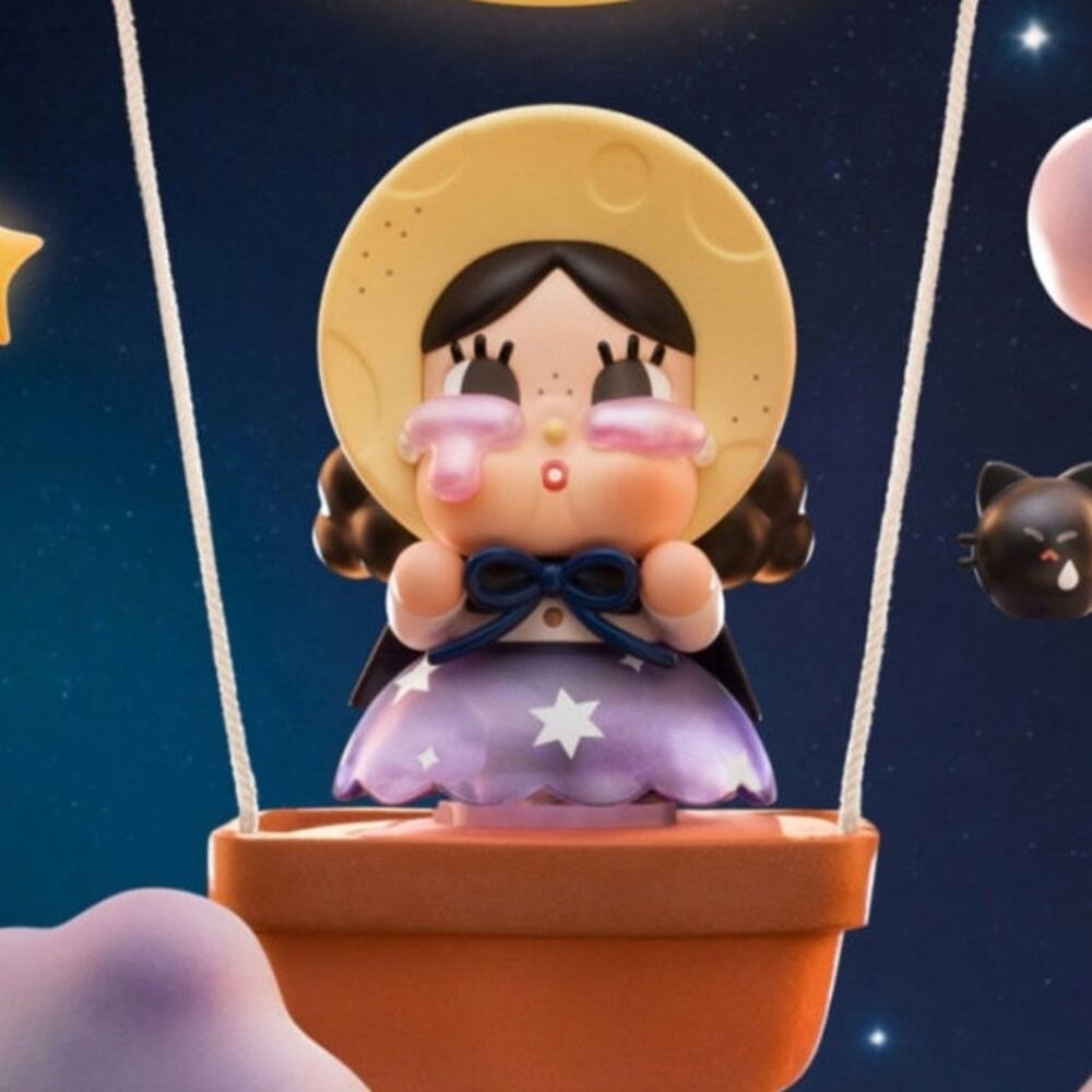 Pop mart x crybaby crying to the Moon series